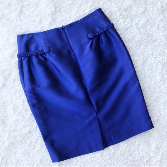 ASOS ✨REISS✨ Hillary Silk Plait Braided Skirt - Picture 6 of 7